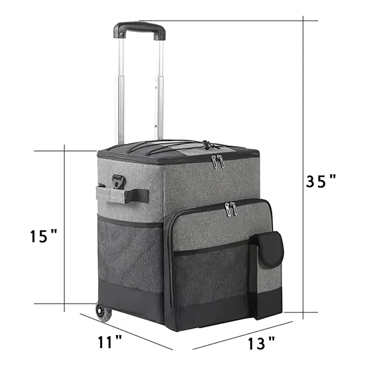 Insulated Rolling Cooler Bag