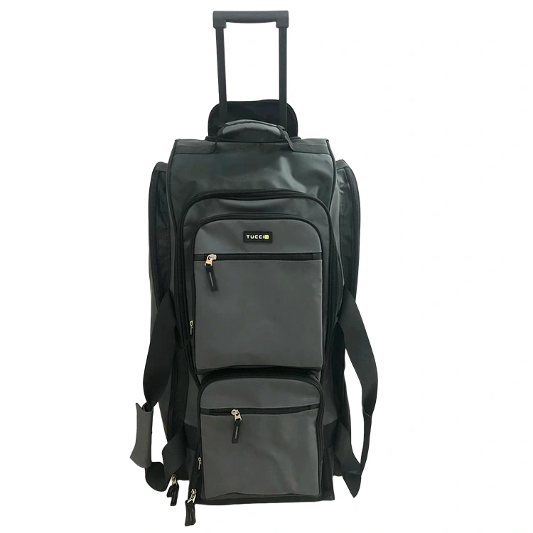 Large Sports Trolley Bag with Multiple Compartments